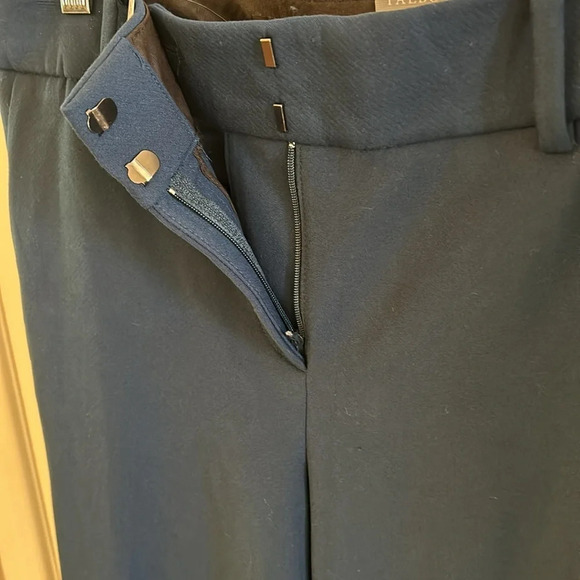 Talbots Women’s (4) Blue Hampshire Ankle Straight Leg Career Pants NWT - Picture 4 of 8